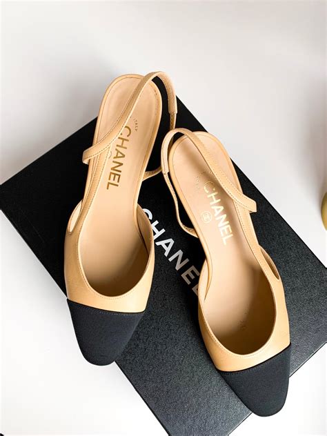 prezzo slingback chanel|Chanel slingback vintage.